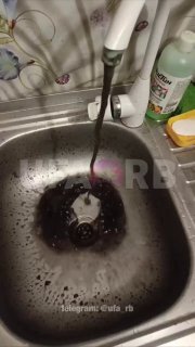 Жители Башкирии страдают от черной воды из крана
